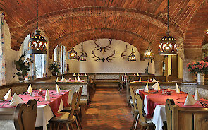 Gewölberestaurant im Osserhotel Bayerischer Wald
